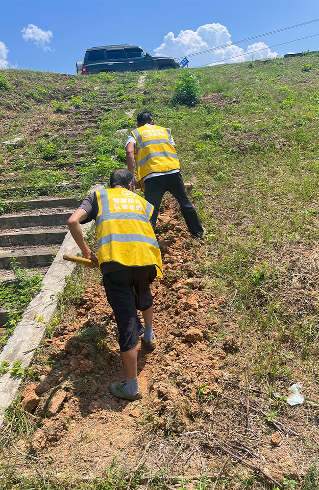 黄石市某水库堤坝白蚁防治